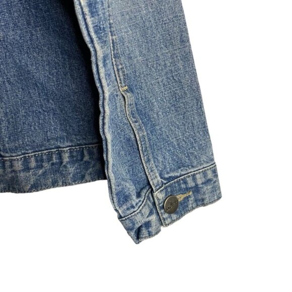 Jackpot by Carli Gry Women's Floral Graphic Print Denim Jacket - Picture 5 of 11